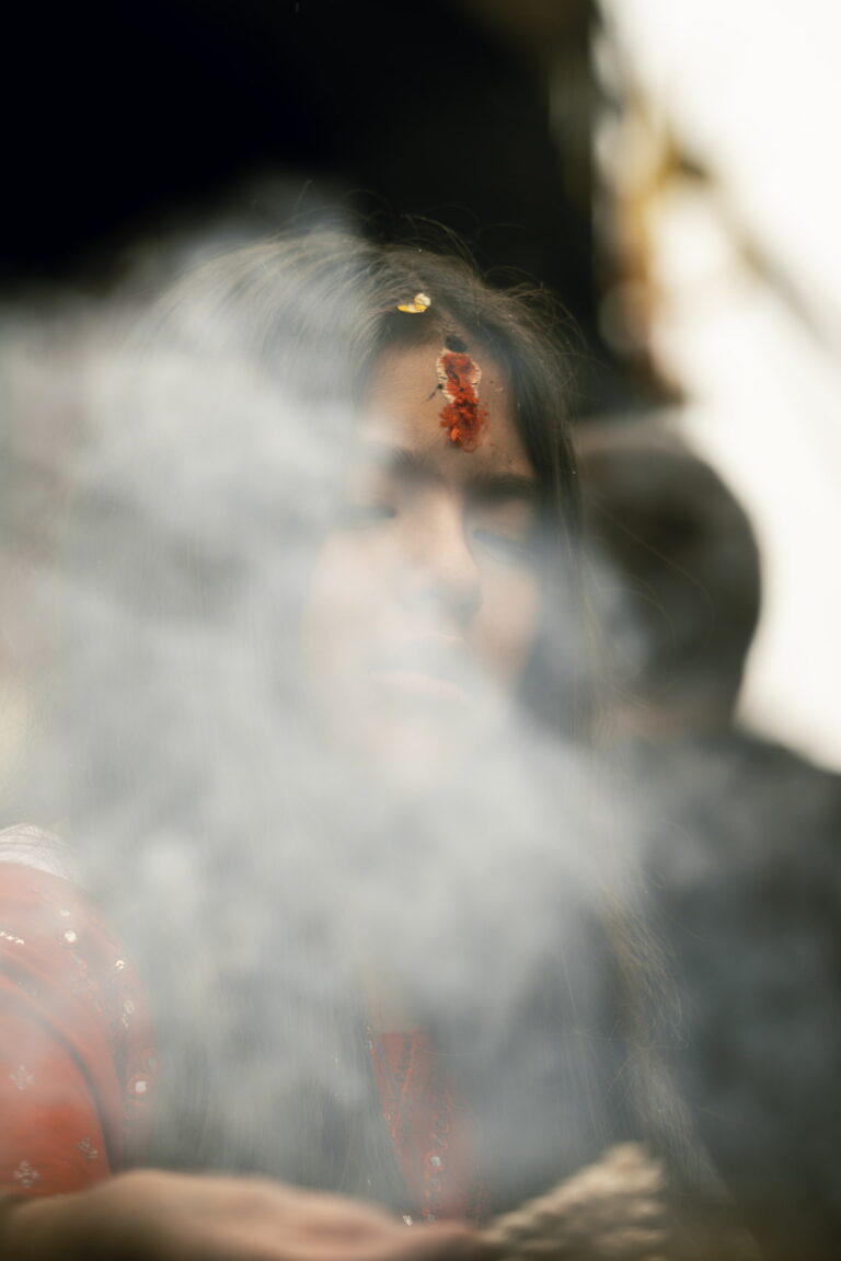 SIlent Meditation retreat Nepal Pokhara temple ceremony